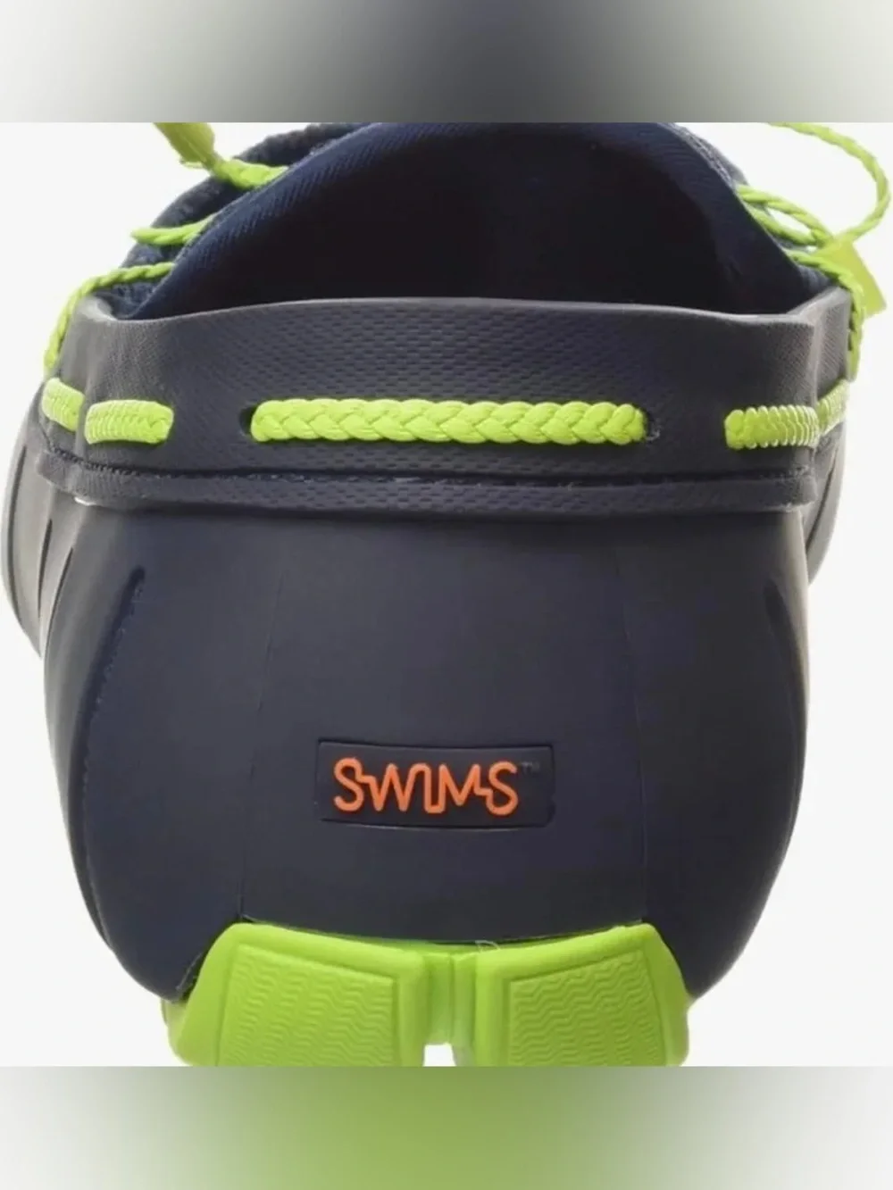 Swims Men’s Braided Lace Loafer Size 14 In Navy/Green